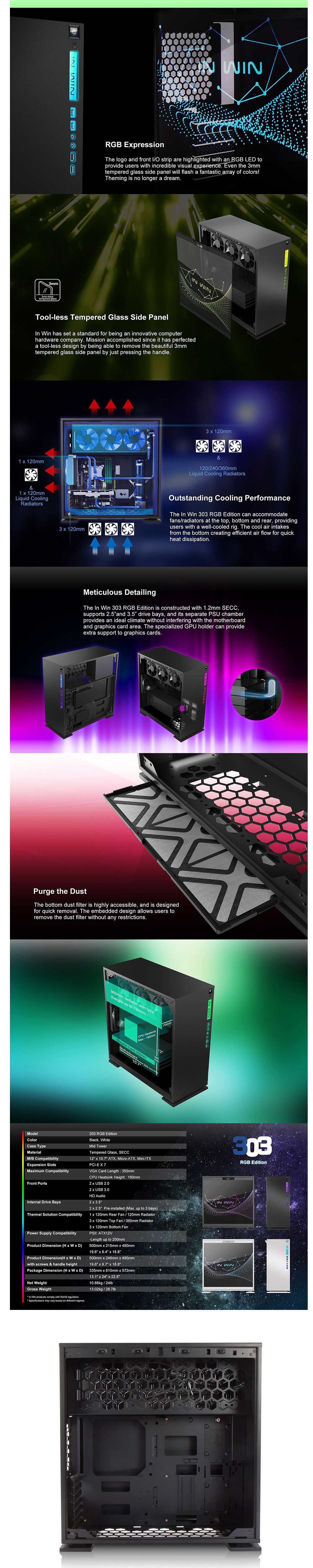 In Win 303 Rgb, Inwin 303 仕様 : 303 NVIDIA EDITION – MIKJK
