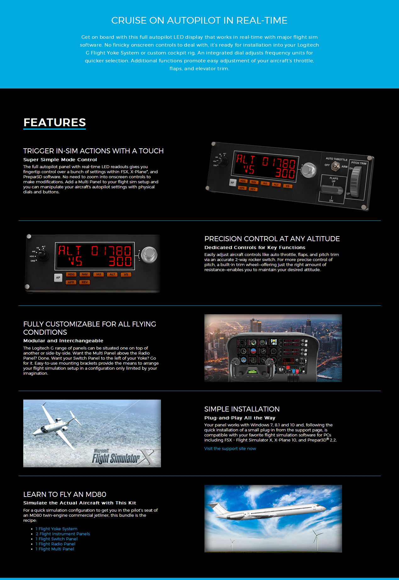 Logitech G Pro Flight Multi Panel | BPC Technology